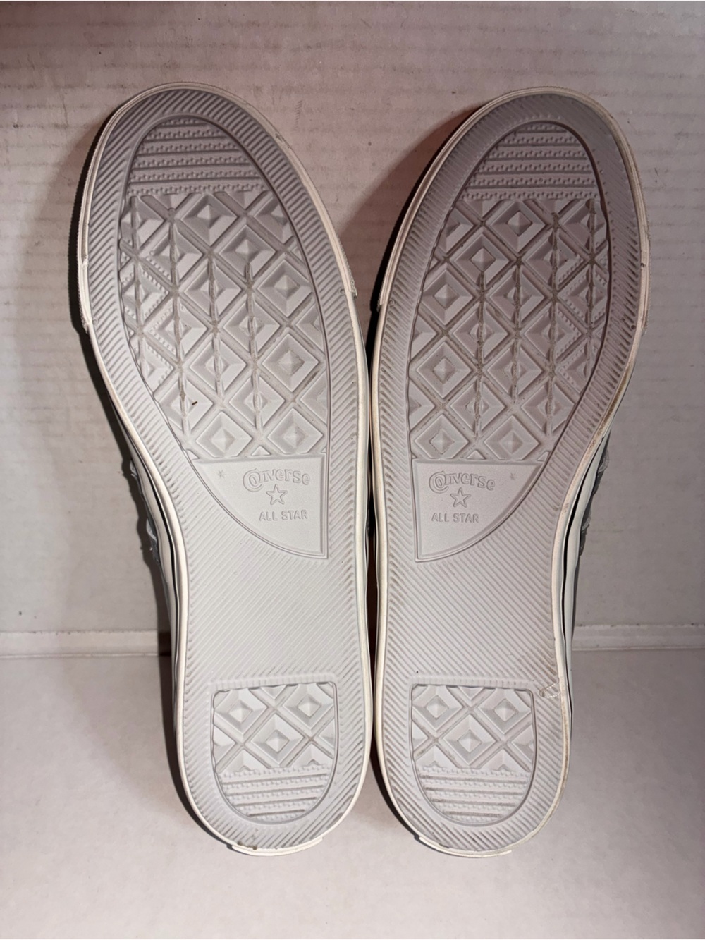 Converse Dainty Mary Jane OX Slip On Shoe Silver Leather New A12201C Sz 8 - Picture 6 of 8